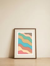 Contours — framed, leaning against the wall thumbnail