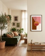 Composition Number 1 framed in a grounding room thumbnail