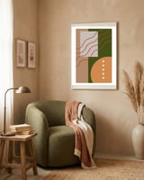 Composition Number 3 framed in a tender room thumbnail