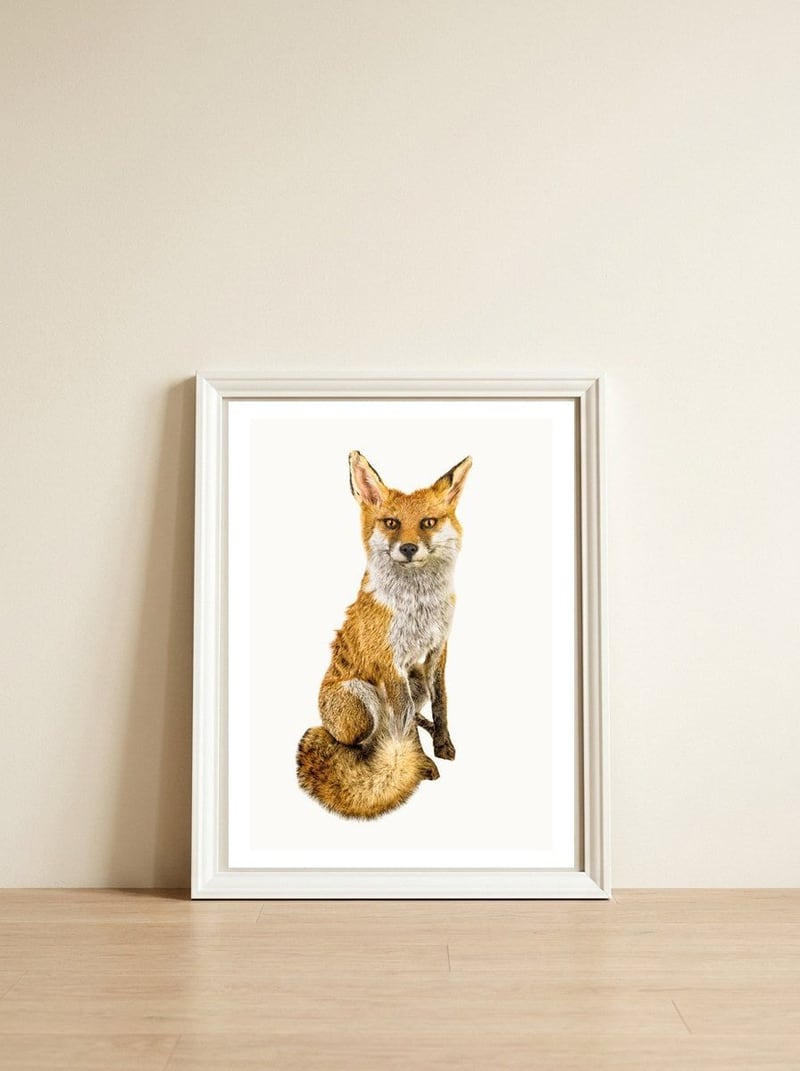 Cc Animal 03 — framed, leaning against the wall