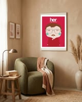 Her framed in a tender room thumbnail