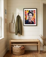 FRIDA KAHLO FOREVER framed in a relaxed room thumbnail