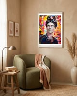 FRIDA KAHLO FOREVER framed in a tender room thumbnail