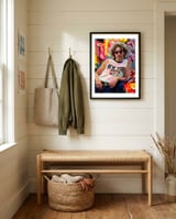 JOHN LENNON FOREVER framed in a relaxed room thumbnail
