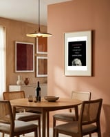IMAGINATION BY ALBERT EINSTEIN framed in a intimate room thumbnail