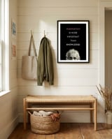 IMAGINATION BY ALBERT EINSTEIN framed in a relaxed room thumbnail