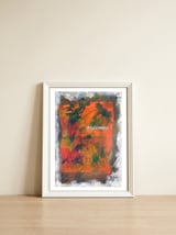 STARBUCKS - Abstraction — framed, leaning against the wall thumbnail