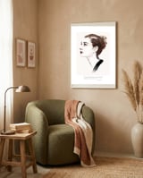 Audrey Hepburn, Quote framed in a tender room thumbnail