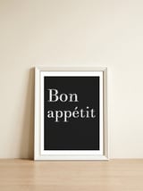 Bon Appétit — framed, leaning against the wall thumbnail