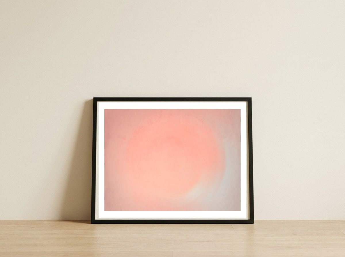 Day Spring — framed, leaning against the wall