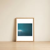 Waves On Breakwater — framed, leaning against the wall thumbnail