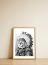 Chief — framed, leaning against the wall thumbnail