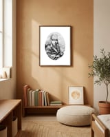 Mountain Wolf framed in a gentle room thumbnail