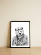 Uncle B — framed, leaning against the wall thumbnail
