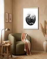 Couple framed in a tender room thumbnail