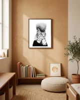 Cat framed in a gentle room thumbnail