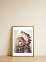 Chief — framed, leaning against the wall thumbnail