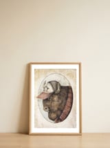 McBison — framed, leaning against the wall thumbnail