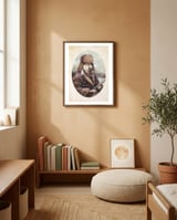 Mountain Wolf framed in a gentle room thumbnail