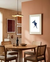 Gestation framed in a intimate room thumbnail