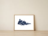 Lying Down — framed, leaning against the wall thumbnail