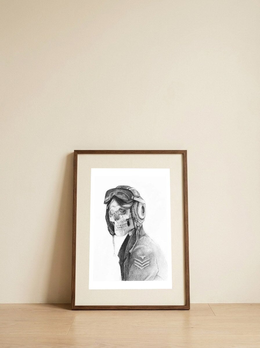 Billy — framed, leaning against the wall