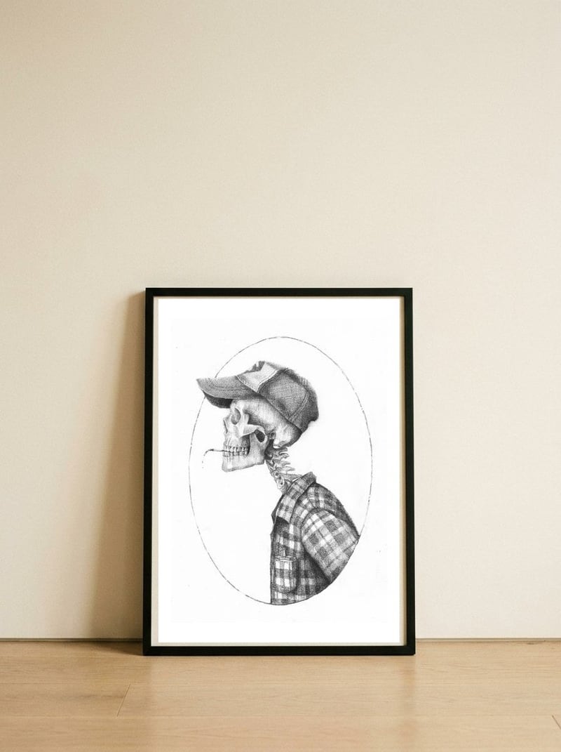 Jack — framed, leaning against the wall