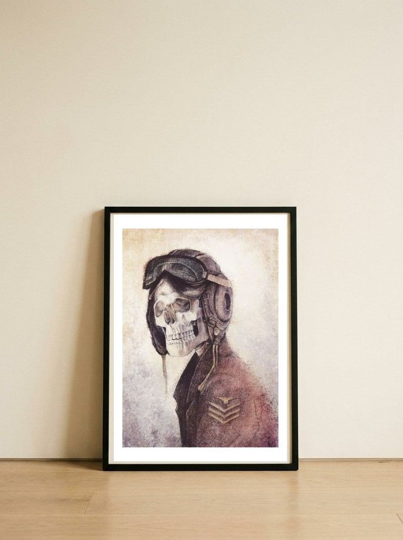 Billy — framed, leaning against the wall