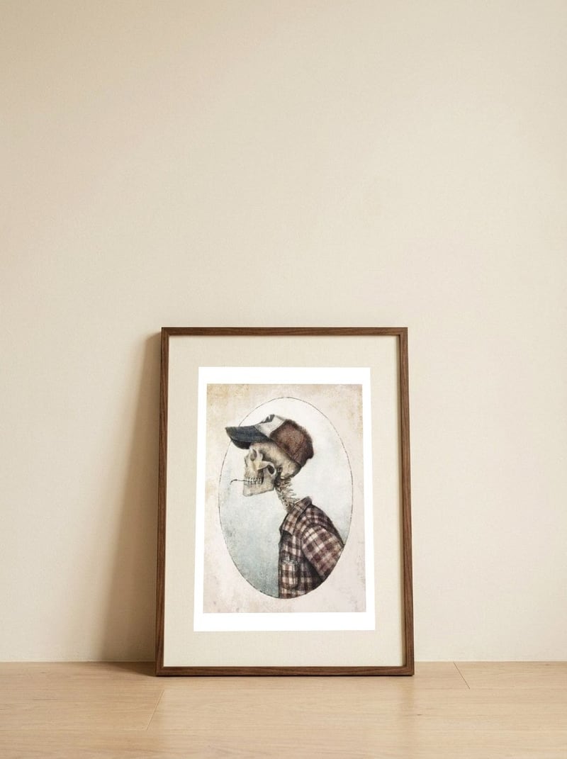 Jack — framed, leaning against the wall