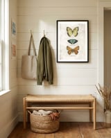 Butterflies V framed in a relaxed room thumbnail
