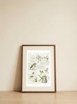 Birds — framed, leaning against the wall thumbnail