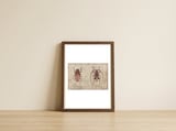 Dorysthenes Buqueti Paraleprodera Crucifera — framed, leaning against the wall thumbnail