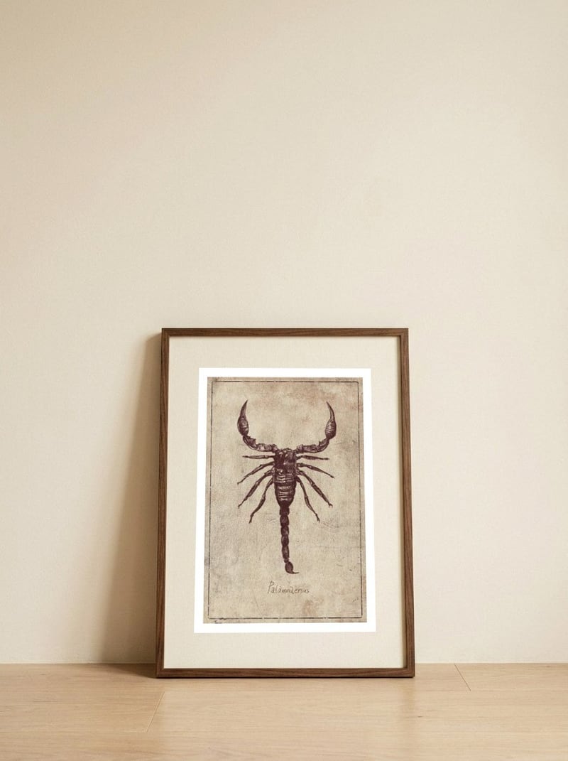 Palamnaersus — framed, leaning against the wall