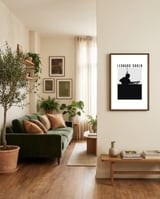 Tribute to Leonard Cohen framed in a grounding room thumbnail