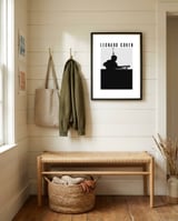  Tribute to Leonard Cohen framed in a relaxed room thumbnail