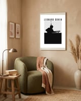  Tribute to Leonard Cohen framed in a tender room thumbnail