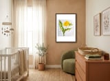 Dandelion framed in a tender room thumbnail