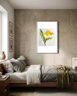 Dandelion framed in a grounding room thumbnail