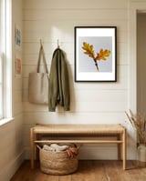Oak Leaves, Autumn framed in a relaxed room thumbnail