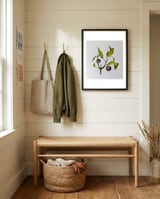 Sloe, Blackthorn Berries framed in a relaxed room thumbnail