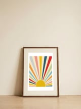 Sun Shines Inside You — framed, leaning against the wall thumbnail