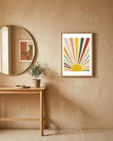 Sun Shines Inside You framed in a focused room thumbnail