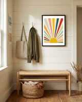 Sun Shines Inside You framed in a relaxed room thumbnail