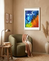 Abstract Shiva  framed in a tender room thumbnail