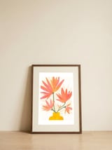 Bright Blooms — framed, leaning against the wall thumbnail