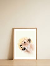 Lioness — framed, leaning against the wall thumbnail