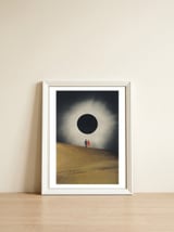 Solar Eclipse — framed, leaning against the wall thumbnail
