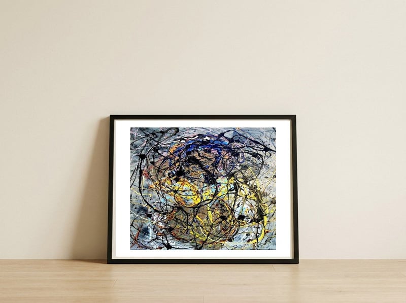 Endless Energy — framed, leaning against the wall