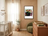 Flowers Blossom  framed in a tender room thumbnail