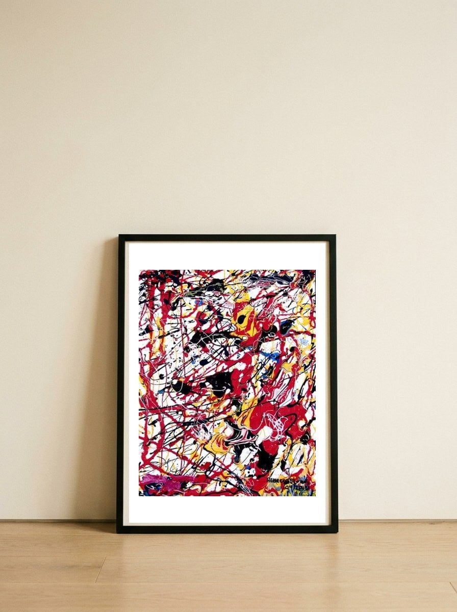 Moods — framed, leaning against the wall